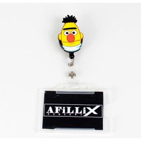 Afillix Concept Ahşap Büdü Tasarım Şeffaf Yaka Kartı Yoyo & Klipsi