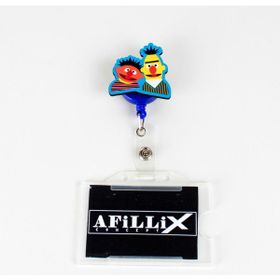 Afillix Concept Renkli Ahşap Edi ile Büdü Tasarım Şeffaf Yaka Kartı Yoyo & Klipsi