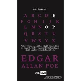 Aforizmalar - Edgar Allan Poe