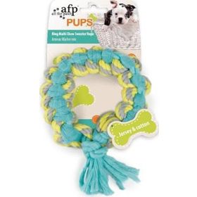 AFP Pups Sweater Rope Yavru Köpek Yuvarlak Diş İpi