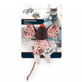 AFP Vintage Cat Peluş Fare Oyuncak