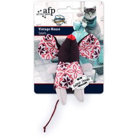 AFP Vintage Cat Peluş Fare Oyuncak