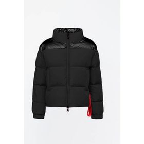 After Label TURKUN7864-1 Siyah Fermuarlı Kaz Tüyü Kadın Mont