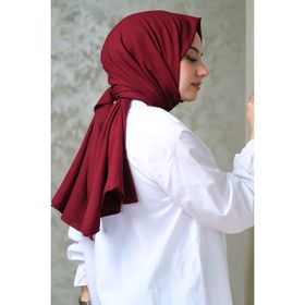 Afvente Pamuk Cazz Bordo Şal