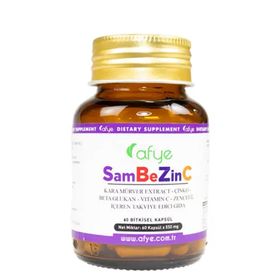 Afye Sambezinc Kara Mürver Beta Glukan Çinko Vitamin C 60 Kapsül