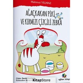 Ağaçkakan Piki ve Kırmızı Çizgili Zebra - Mahmut Yılmaz