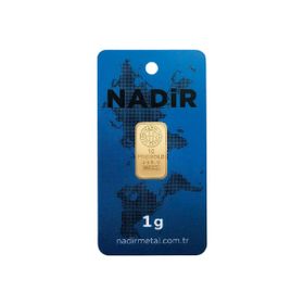 AgaKulche 1 Gram Altın 995 24 Ayar Külçe Altın