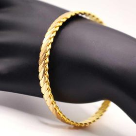 AgaKulche 3'lü 30 gr 22 Ayar Altın Burma Bilezik