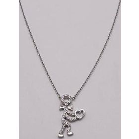 AgaKulche 925 Ayar 1.81 gr Gümüş Love Man Hayalet Kolye