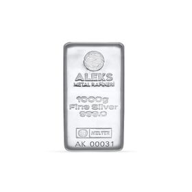 AgaKulche Aleks Metal Rafineri 1000 gr 999.0 Külçe Gümüş