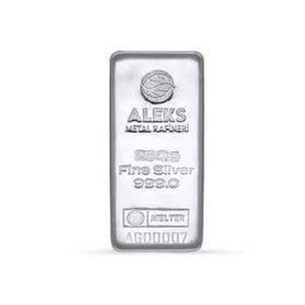 AgaKulche Aleks Metal Rafineri 250 gr 999.0 Külçe Gümüş