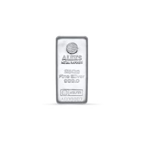 AgaKulche Aleks Metal Rafineri 250 gr 999.0 Külçe Gümüş
