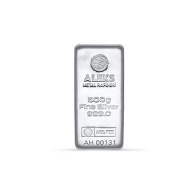 AgaKulche Aleks Metal Rafineri 500 gr 999.0 Külçe Gümüş
