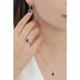 AgaKulche Damla Elmas Montür S4-EL 925 Set