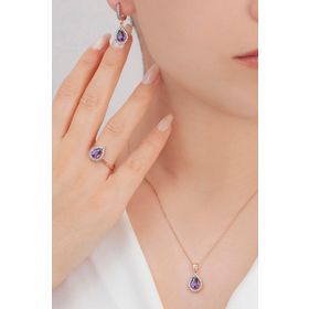 AgaKulche Damla Elmas Montür S4-EM 925 Set