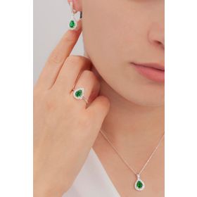 AgaKulche Damla Model Yeşil S4-KY 925 Set