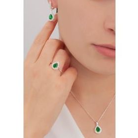 AgaKulche Damla Model Yeşil S4-KY 925 Set