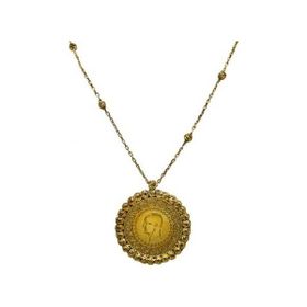 AgaKulche Dorika Toplu Çeyrek 4.93 gr 22 Ayar Altın Kolye