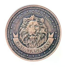 Agakulche Galatasaray 24. Şampiyonluk Kutulu Bronz Sikke Coin