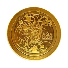 AgaKulche Kaplan 1 Ons 31.10 gr 999.9 Altın Sikke Coin