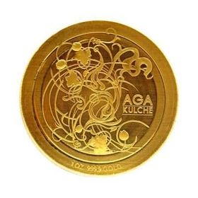 AgaKulche Kaplan 1 Ons 31.10 gr 999.9 Altın Sikke Coin