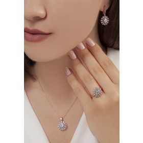 AgaKulche S56EB 925 12 gr Kalemli Süzme Mitos Gümüş Takı Seti