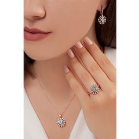 AgaKulche S56EB 925 12 gr Kalemli Süzme Mitos Gümüş Takı Seti