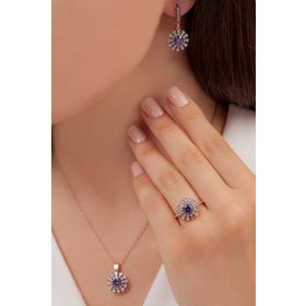 AgaKulche S56EM 925 12 gr Kalemli Süzme Mitos Gümüş Takı Seti