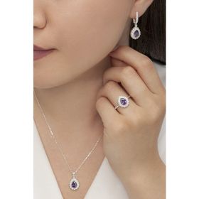 AgaKulche S60KM 925 12.2 gr Damla Model Gümüş Takı Seti