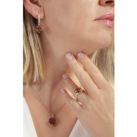 AgaKulche S86-KZ Zultanit Kare Model Gümüş Set