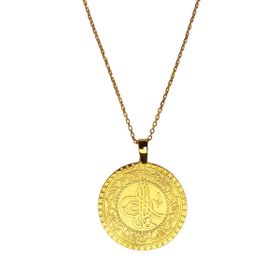 AgaKulche Tuğra 14 Ayar 9.7 gr Altın Kolye