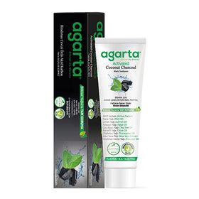 Agarta 100 ml Doğal Hindistan Cevizi Özlü AKtif Karbonlu Florürsüz Diş Macunu