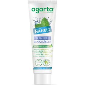Agarta 100 ml Doğal Yoğun Naneli Florürsüz Ferah Nefes Diş Macunu