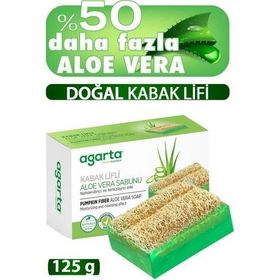 Agarta 125 gr Doğal Aloe Vera Lifli El Yapımı Sabun