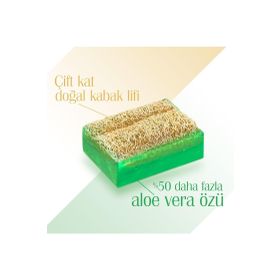 Agarta 125 gr Doğal Aloe Vera Lifli El Yapımı Sabun