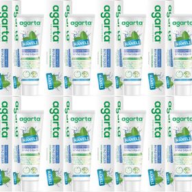 Agarta 12x100 ml Doğal Yoğun Naneli Florürsüz Ferah Nefes Diş Macunu