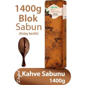 Agarta 1400 gr Doğal El Yapımı Kahve Blok Sabunu