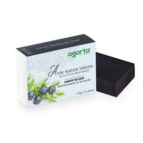 Agarta 150 gr 3 Adet El Yapımı Doğal Ardıç Katranı Sabunu
