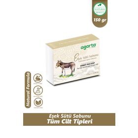 Agarta 150 gr Parlak ve Pürüzsüz Ciltler İçin Doğal El Yapımı Eşek Sütü Sabunu