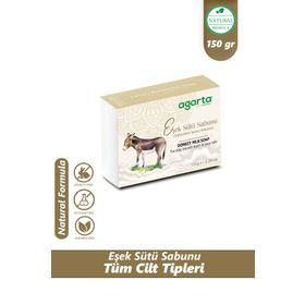 Agarta 150 gr Parlak ve Pürüzsüz Ciltler İçin Doğal El Yapımı Eşek Sütü Sabunu