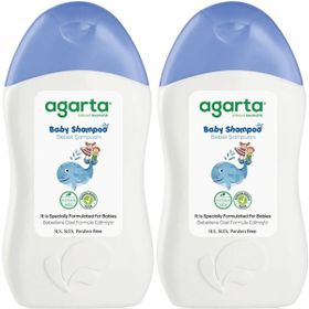 Agarta 2×400 ml Doğal Erkek Bebek Özel Bakım Şampuanı