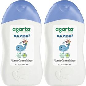Agarta 2×400 ml Doğal Erkek Bebek Özel Bakım Şampuanı