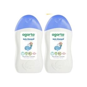 Agarta 2×400 ml Doğal Erkek Bebek Özel Bakım Şampuanı