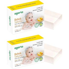 Agarta 2x150 gr Doğal El Yapımı Bebek Sabunu