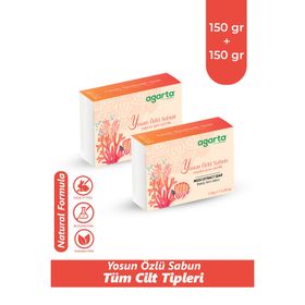 Agarta 2x150 gr El Yapımı Doğal Yosun Özlü Sabun