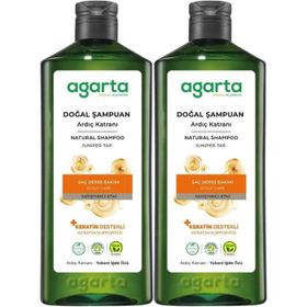 Agarta 2x400 ml Ardıç Katranı ve Keratin Doğal Şampuan