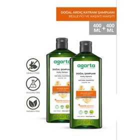 Agarta 2x400 ml Ardıç Katranı ve Keratin Doğal Şampuan