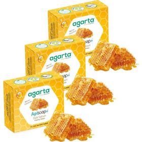 Agarta 3x100 gr El Yapımı Doğal Ballı Sabun