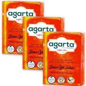 Agarta 3x150 gr Doğal El Yapımı Yosun Özlü Sabun