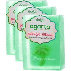 Agarta 3x150 gr El Yapımı Doğal Palmiye Sabunu